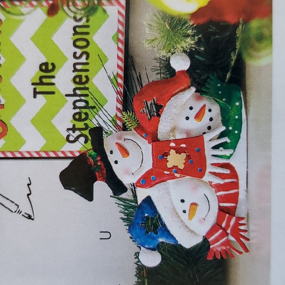 Home Interiors Snowman & Friends Candle Holder New Metal 9x4x8 - Picture 2 of 5